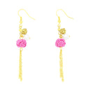 Traditional Mizuhiki Earrings - Yose Awajidama 